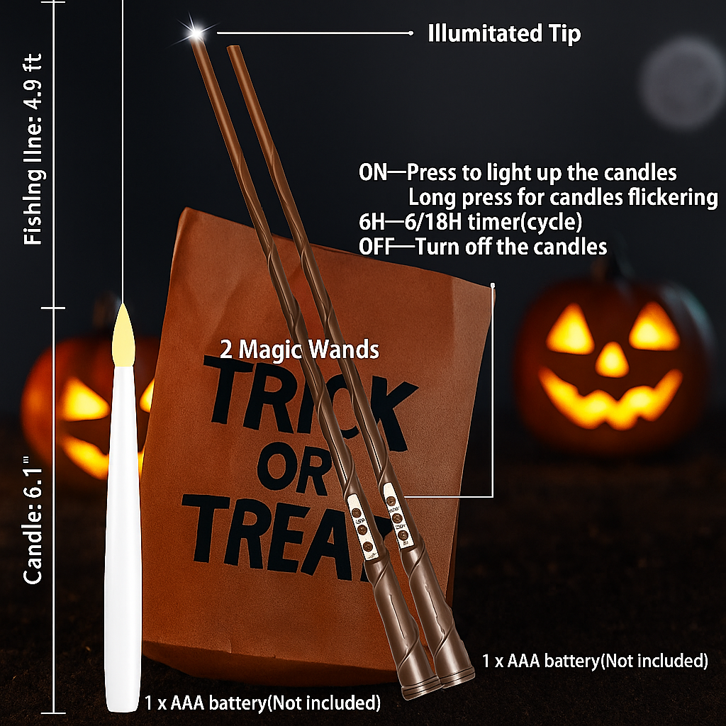 WizardWick™ - Floating Candles & Wands