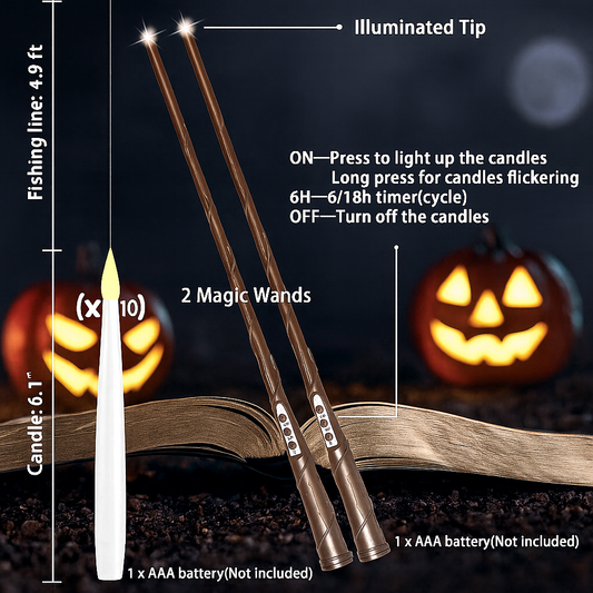 WizardWick™ - Floating Candles & Wands